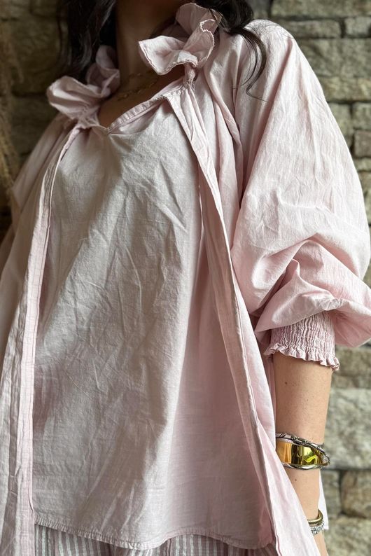 Larc Poet Blouse Rose